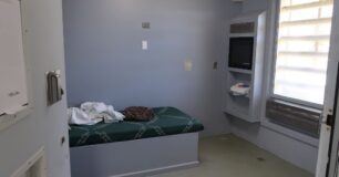 Image of inside a crisis care cell at Casuarina Prison
