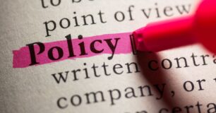 Image of the word 'Policy' in a dictionary highlighted