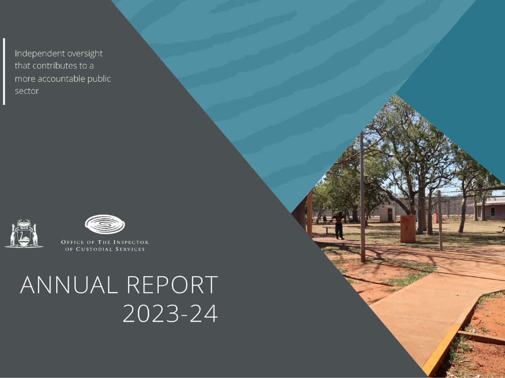 Image of the cover of OICS Annual Report 2023-24