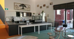 Image of the cafe in the indoor visits area, at Melaleuca Women's Prison