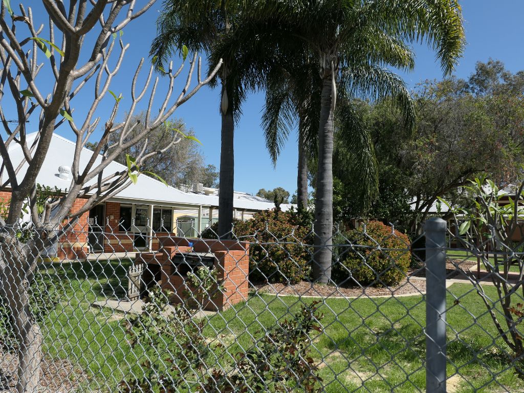 Image of the garden and BBQ area at Bandyup Women's Prison