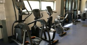 Image of fitness equipment in the indoor gym at Bandyup Women's Prison