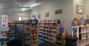 Image of the library at Bandyup Women's Prison